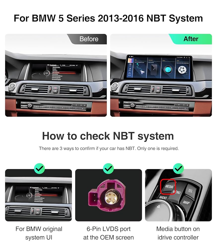 BMW 5シリーズ用 アンドロイドナビ F10 CarPlay 12.3''Car Android 14 GPS CarPlay for BMW 5 Series F10 F11